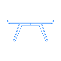 Furniture Coffee Tables Nakashima Splay Leg Coffee Table Stencil Svg Design File, Free Vectors File